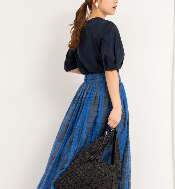 NOLLEY'S「高機能 LA＋スムース5分袖プルオーバーカットソー」|Tシャツ・カットソー|