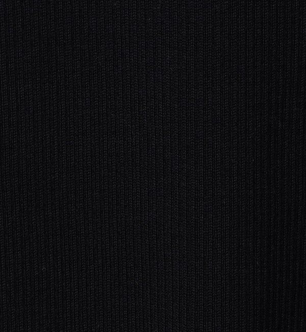 NOLLEY'S sophi「《アンサンブル対応》《手洗い可能》カシミヤ混リブUネックプルオーバー」|ニット・セーター|