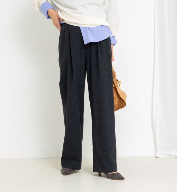 NOLLEY'S「ウォッシャブル両面起毛ワイドパンツ」|その他|