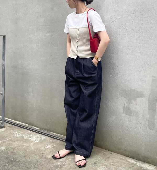 fredy emue「ハート釦ニットビスチェ」|ニット・セーター|