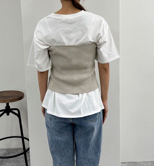 fredy emue「ハート釦ニットビスチェ」|ニット・セーター|