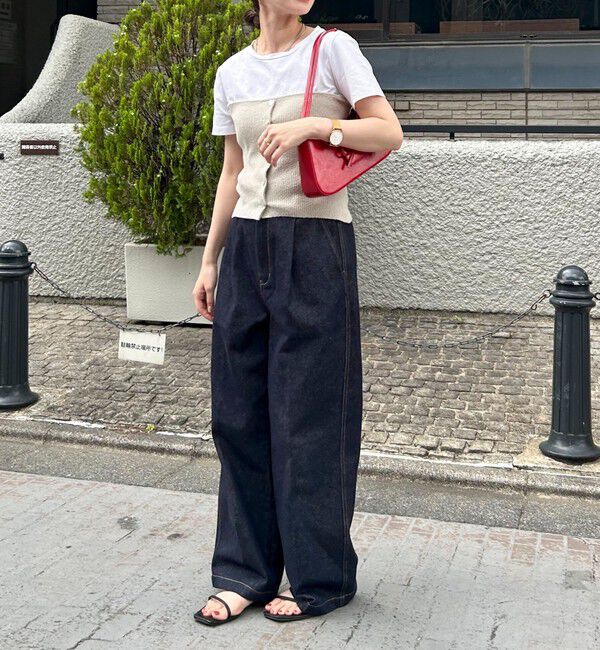 fredy emue「ハート釦ニットビスチェ」|ニット・セーター|