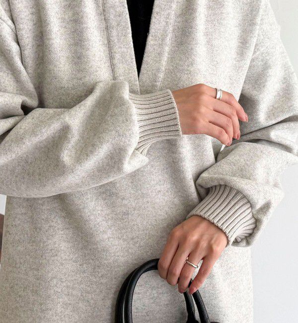 fredy emue「ソフトニットメルトンワンピース」|ワンピース|