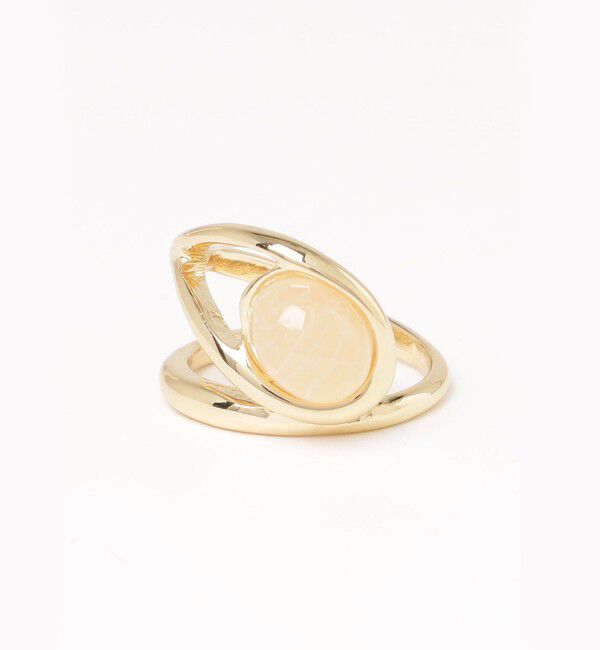 fredy emue「カラーストーン&times;メタルラインリング」|リング|