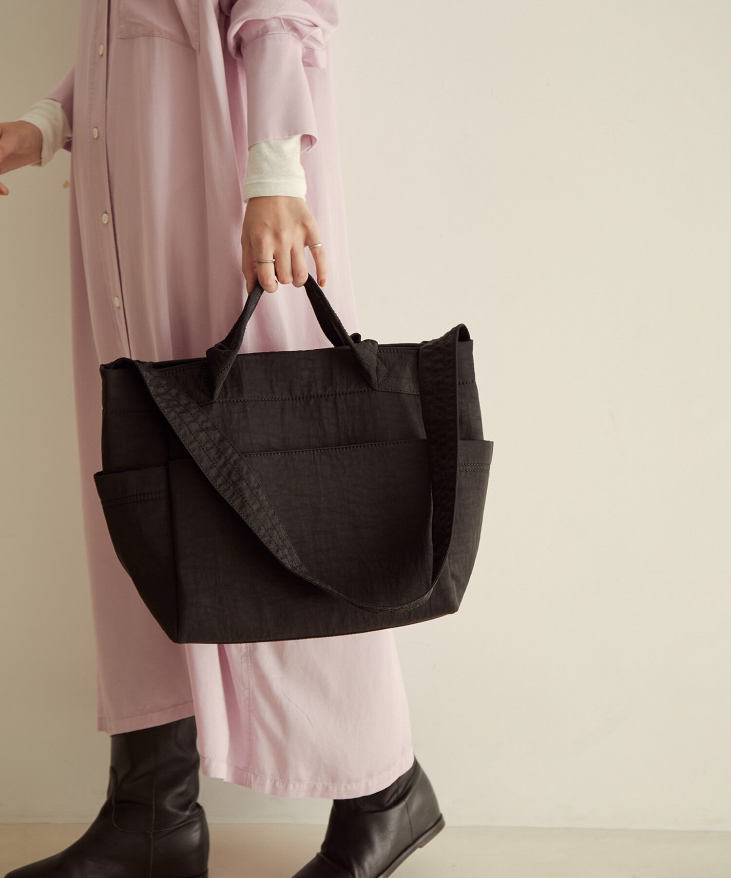 SALON adam et rope'「【WEB限定】[ユニセックスで使える・撥水加工]ナイロンマルチウェイトート+保冷バッグセット」|トートバッグ|