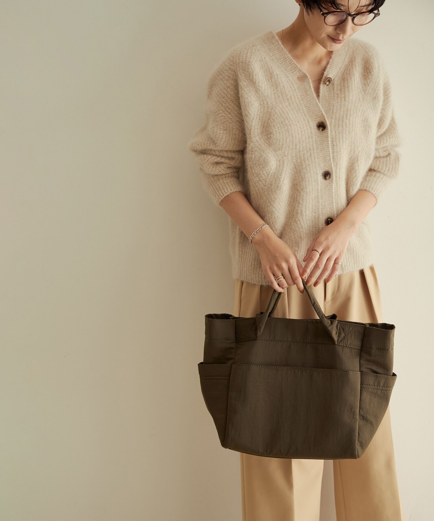 SALON adam et rope'「【WEB限定】[ユニセックスで使える・撥水加工]ナイロンマルチウェイトート+保冷バッグセット」|トートバッグ|