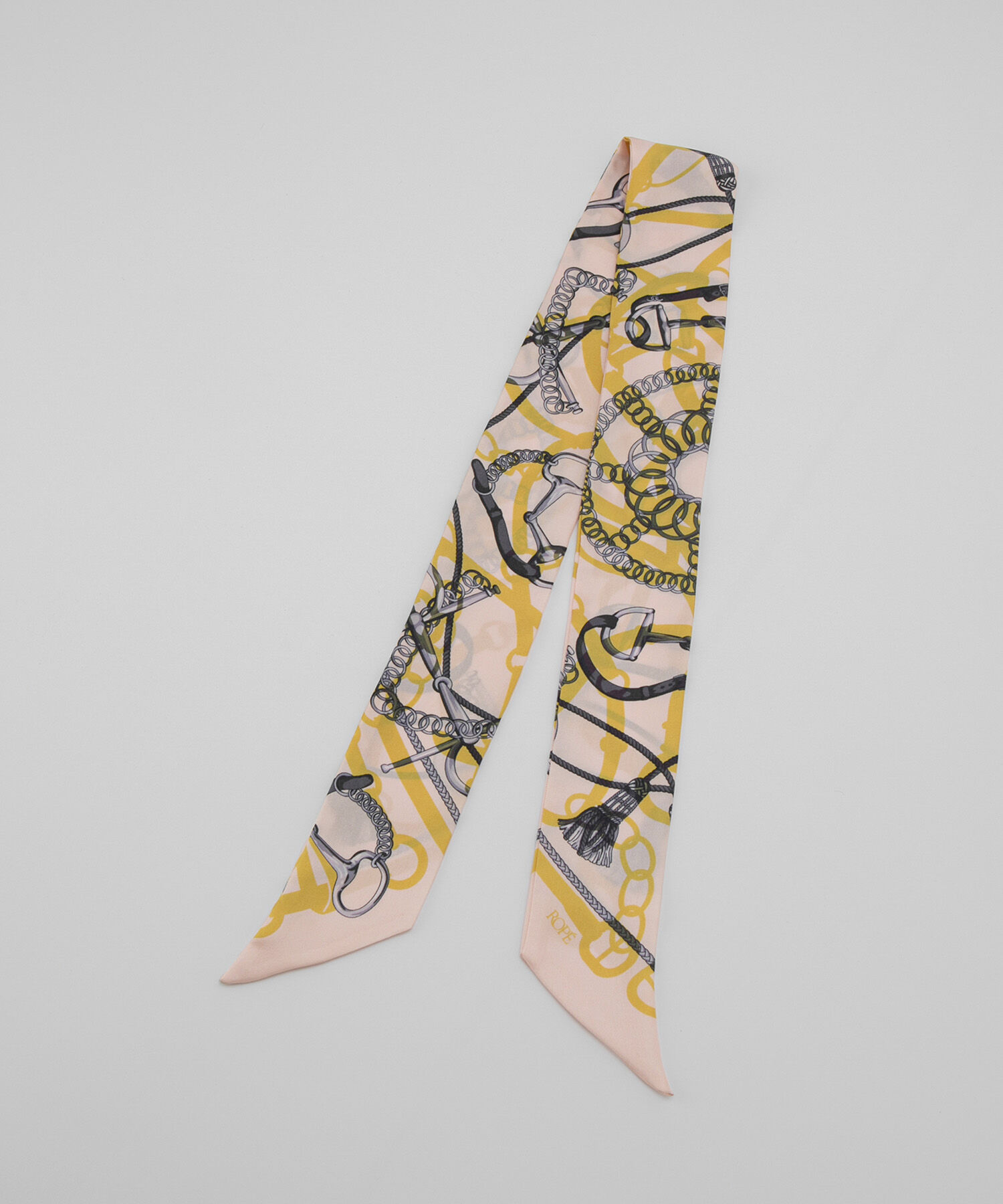 ROPE「ROPE'アーカイブパターンシルクタイスカーフ」|バンダナ・スカーフ|ベージュ系(29)