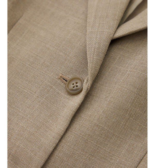 ROPE「リネンライク ベルテッドジャケット/セットアップ対応」|テーラードジャケット|