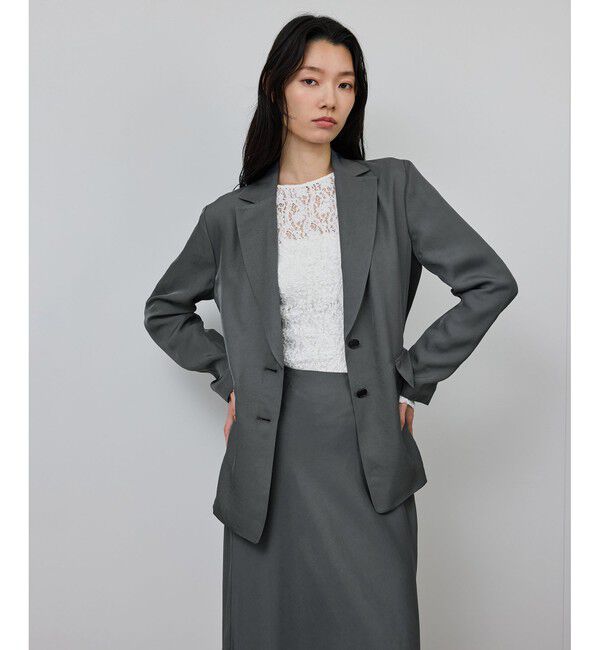 ROPE「シアージャケット/セットアップ対応」|テーラードジャケット|