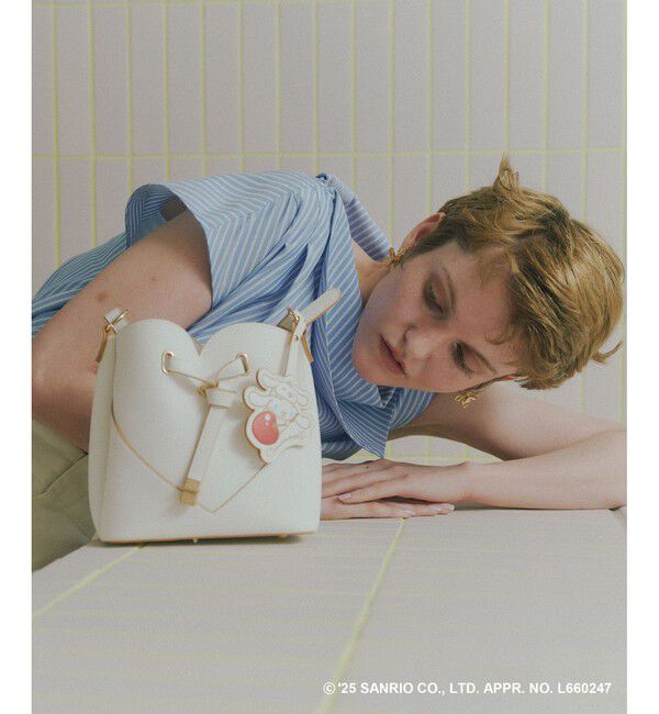 VIS「【シナモロール】VIS別注ハートカットバッグ(スモール)」|ショルダー・メッセンジャー|