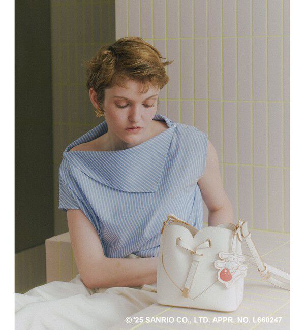 VIS「【シナモロール】VIS別注ハートカットバッグ(スモール)」|ショルダー・メッセンジャー|