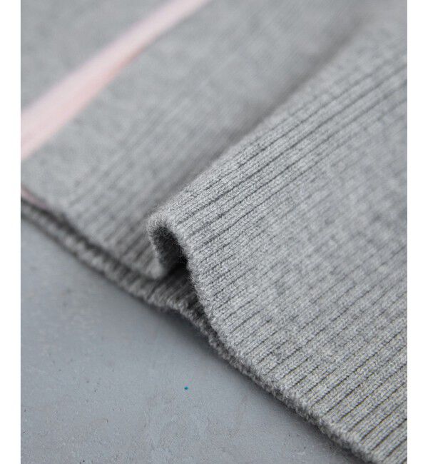 VIS「バイカラークルーネックカーディガン」|カーディガン|