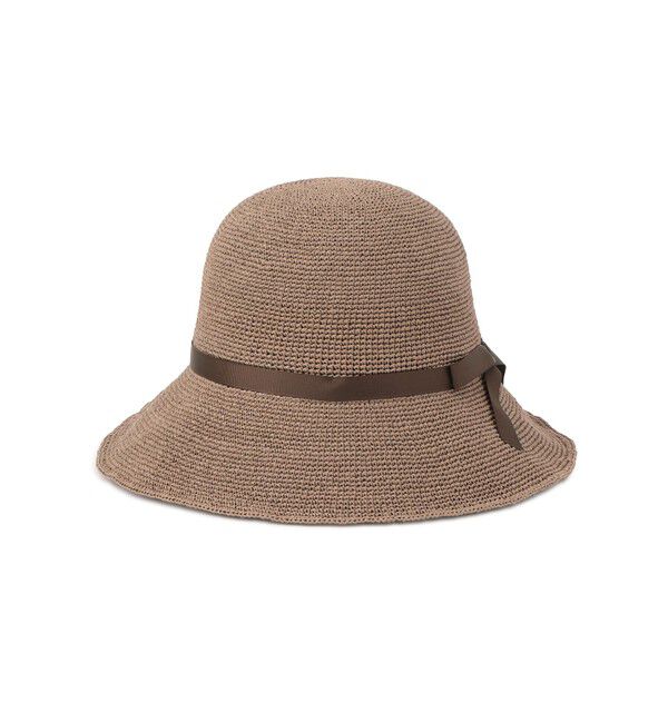 ROPE PICNIC PASSAGE「細編みスリムリボンハット」|ハット|