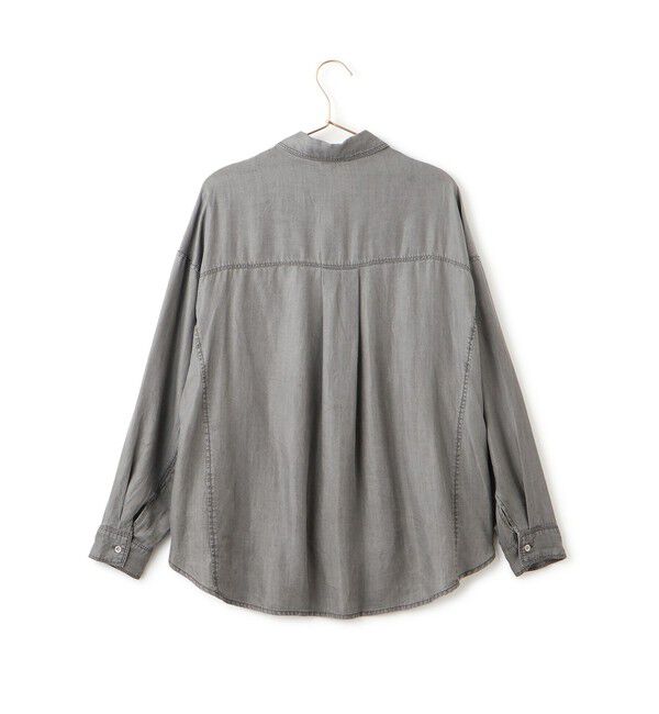 Rope&rsquo;Picnic「【emur/エミュール】ラウンドヘム抜き襟比翼シャツ」|シャツ・ブラウス|