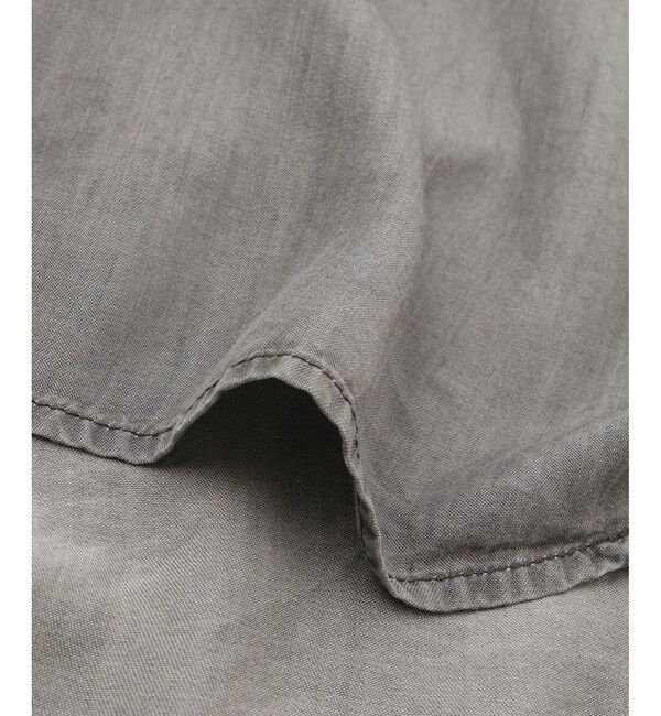 Rope&rsquo;Picnic「【emur/エミュール】ラウンドヘム抜き襟比翼シャツ」|シャツ・ブラウス|