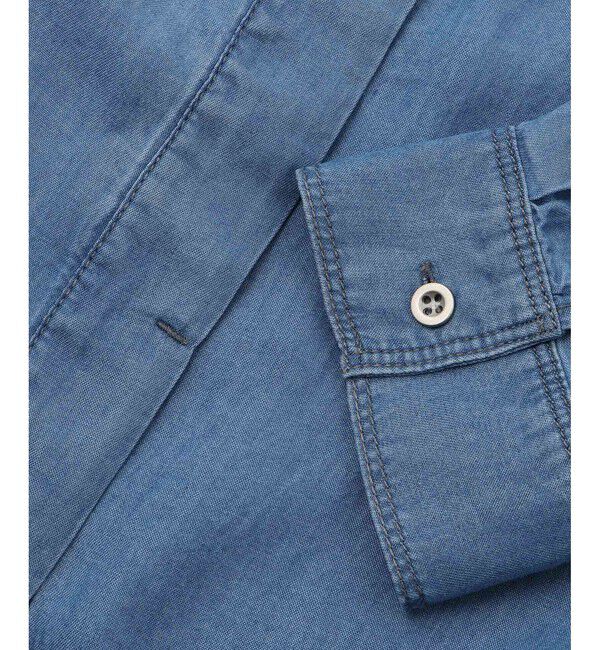 Rope&rsquo;Picnic「【emur/エミュール】ラウンドヘム抜き襟比翼シャツ」|シャツ・ブラウス|