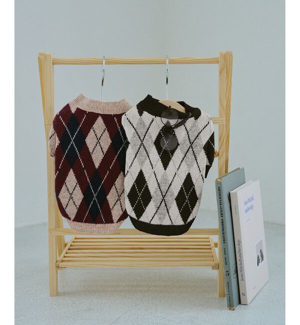 ROPE PICNIC PASSAGE「【DOG】アーガイルニットプルオーバー」|その他|