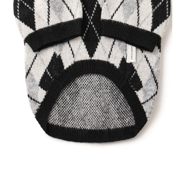 ROPE PICNIC PASSAGE「【DOG】アーガイルニットプルオーバー」|その他|