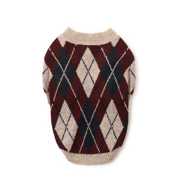 ROPE PICNIC PASSAGE「【DOG】アーガイルニットプルオーバー」|その他|