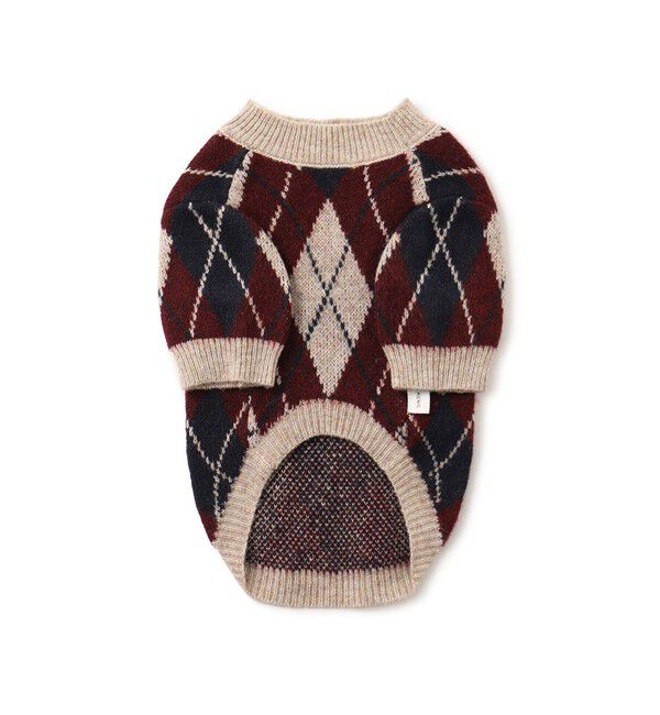 ROPE PICNIC PASSAGE「【DOG】アーガイルニットプルオーバー」|その他|
