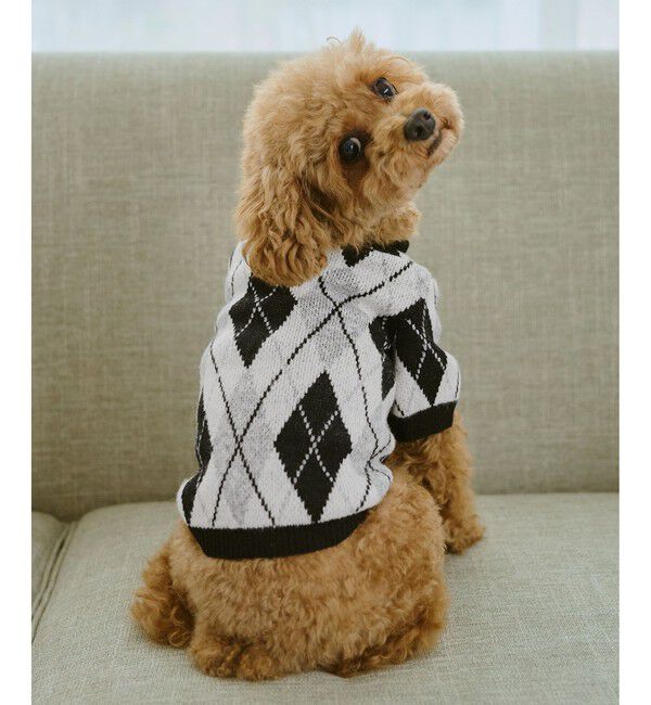 ROPE PICNIC PASSAGE「【DOG】アーガイルニットプルオーバー」|その他|