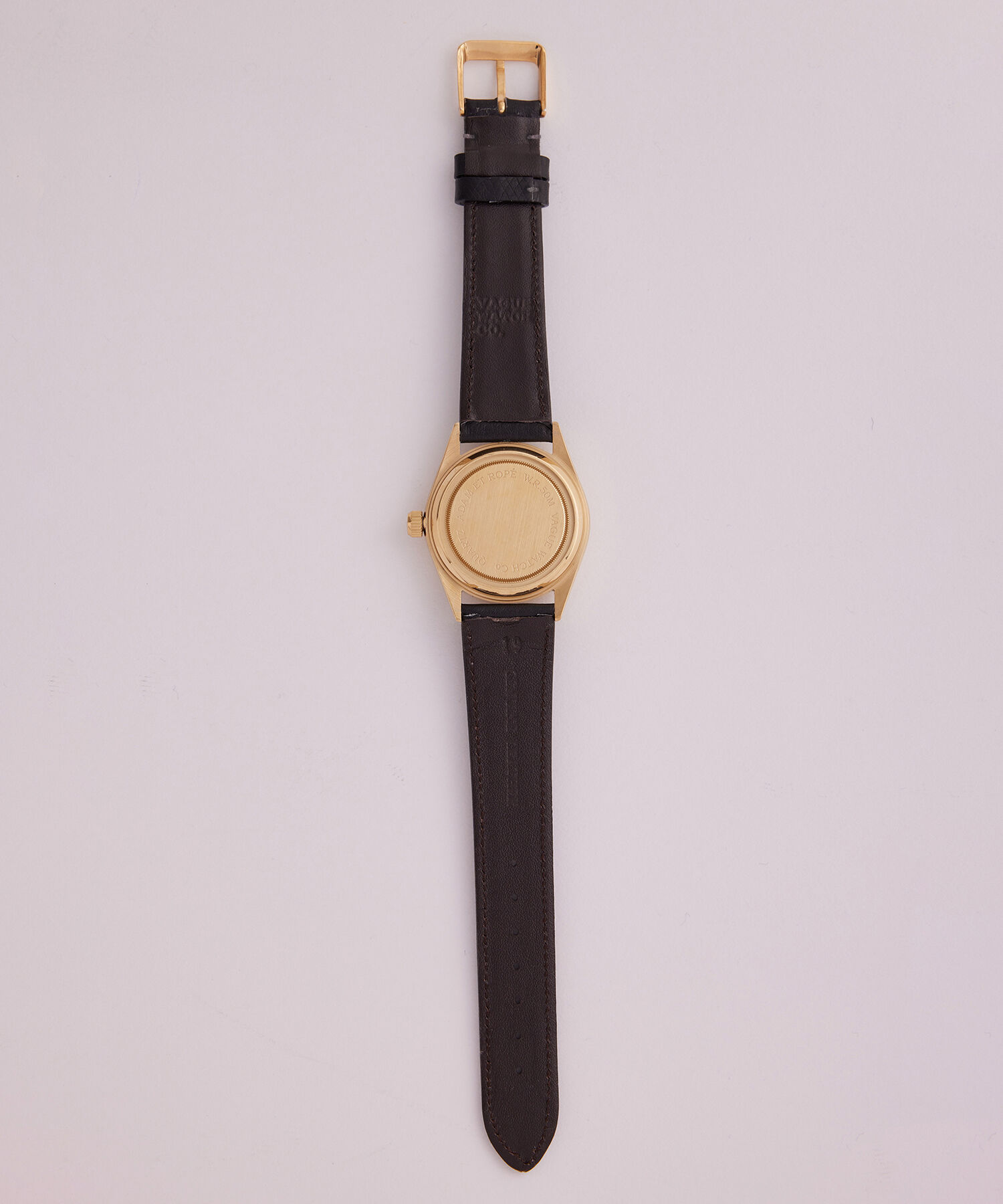 ADAM ET ROPE'「FLATBACK WRISTWATCH (LEATHER BELT)」|腕時計|