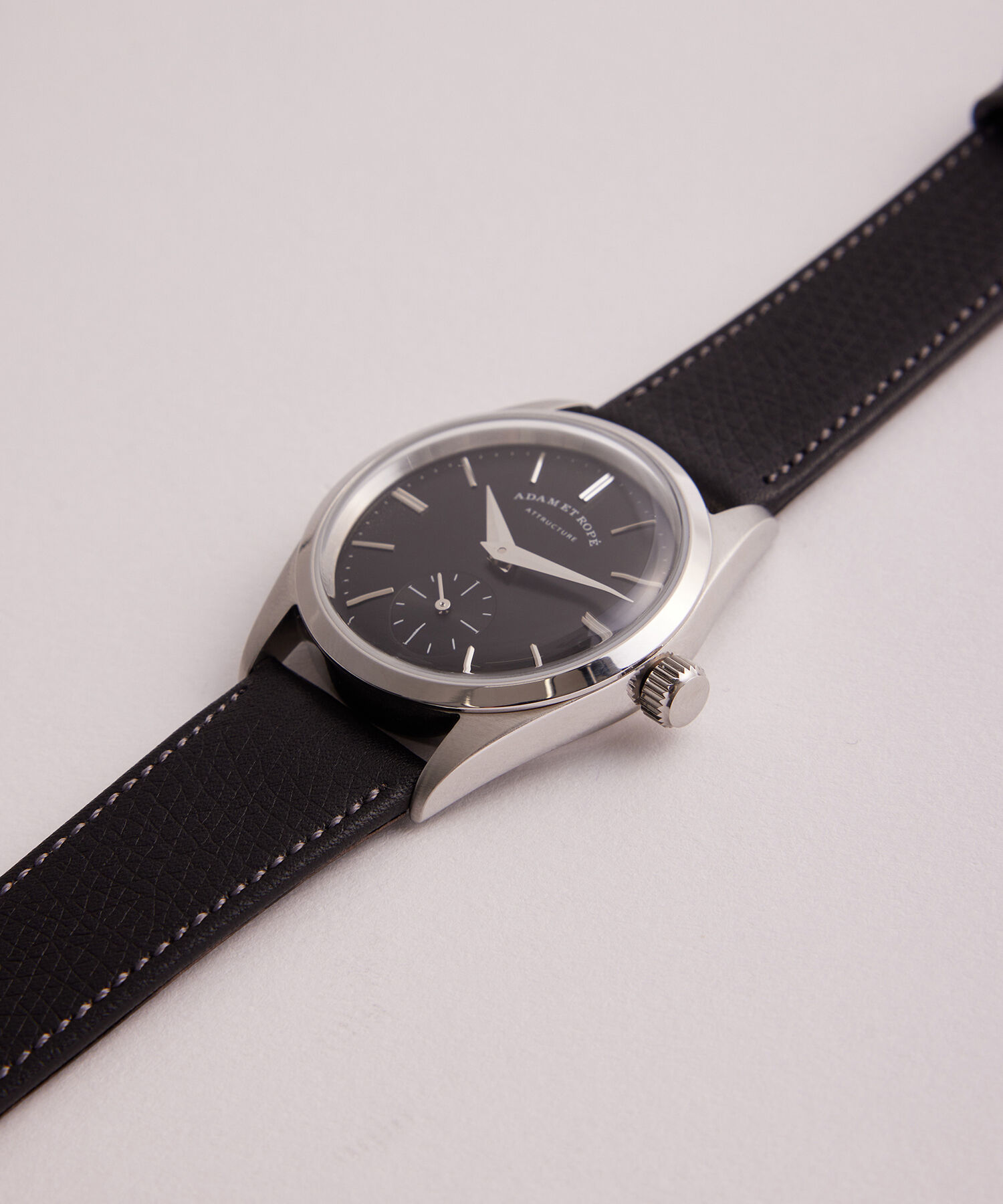 ADAM ET ROPE'「FLATBACK WRISTWATCH (LEATHER BELT)」|腕時計|