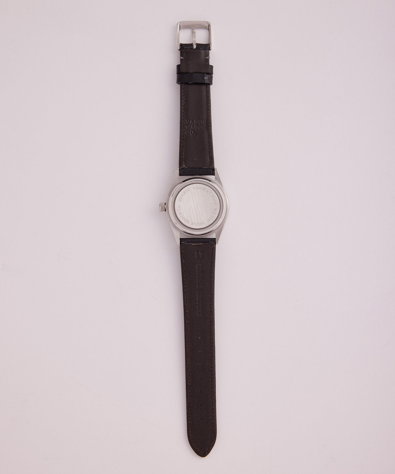 ADAM ET ROPE'「FLATBACK WRISTWATCH (LEATHER BELT)」|腕時計|