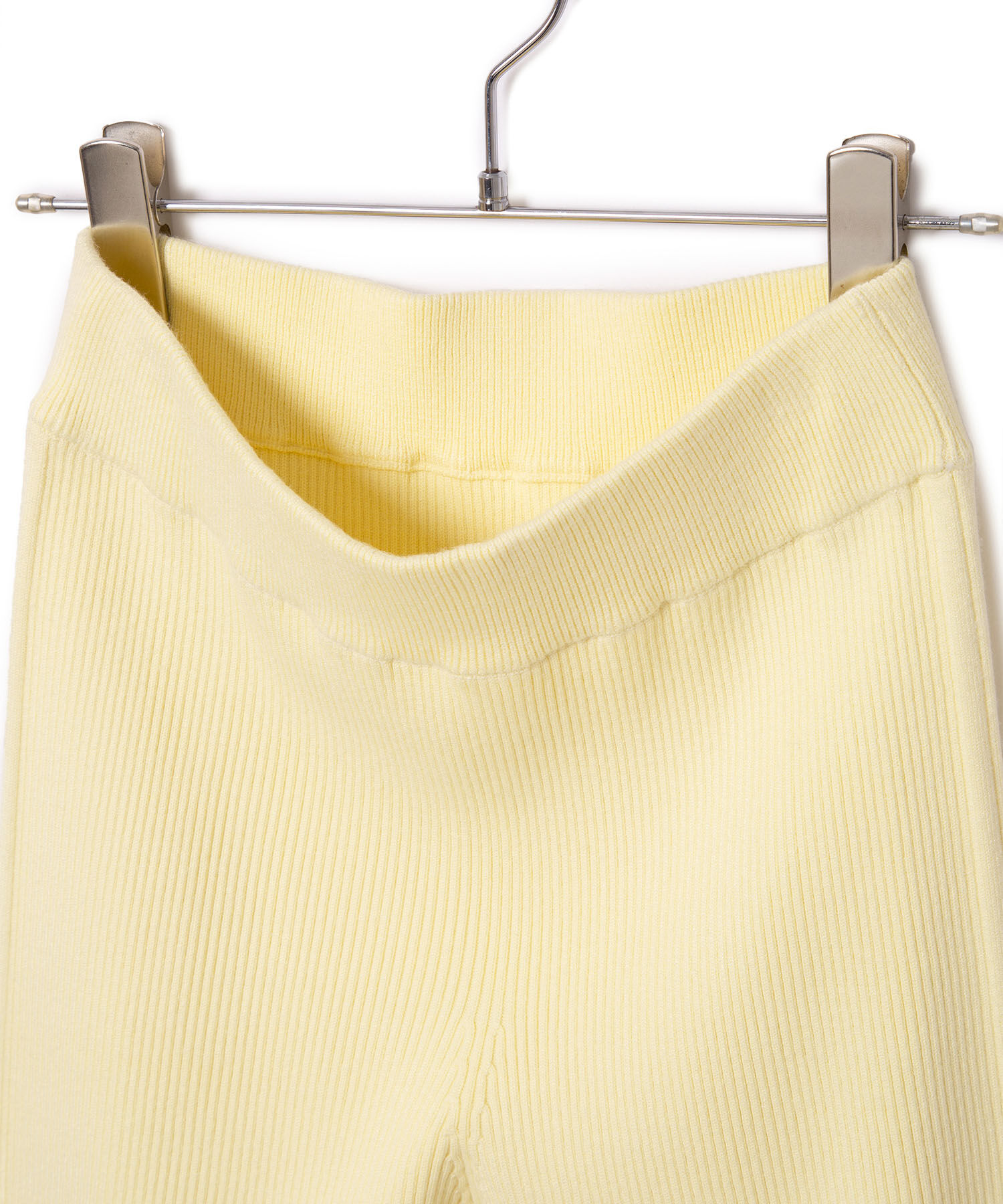 ADAM ET ROPE'「【サステナブル】3Dニットリブサイクルパンツ」|その他|