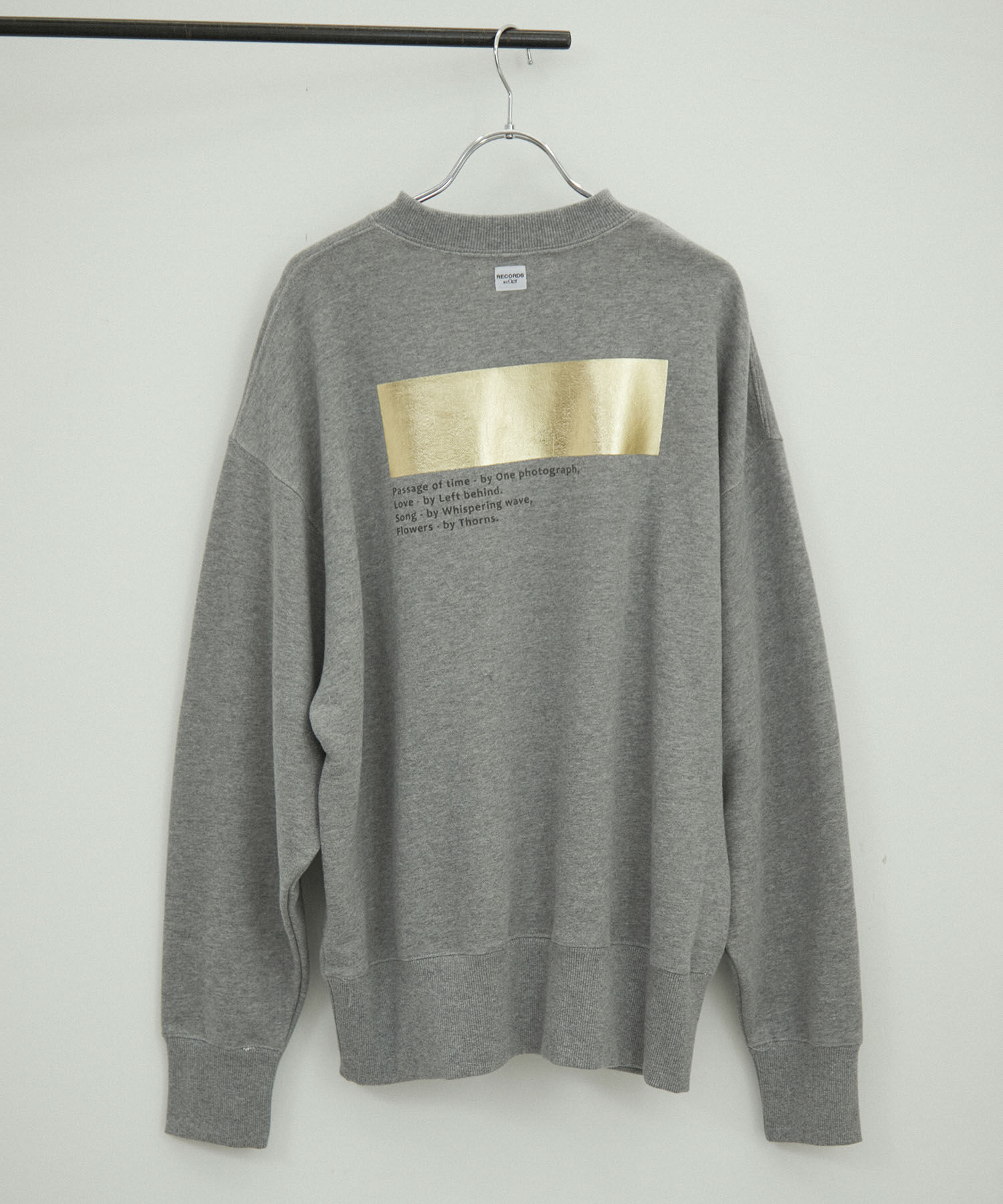 ADAM ET ROPE'「【WEB限定・洗える】RECORDS スウェット」|スウェット・ジャージ|