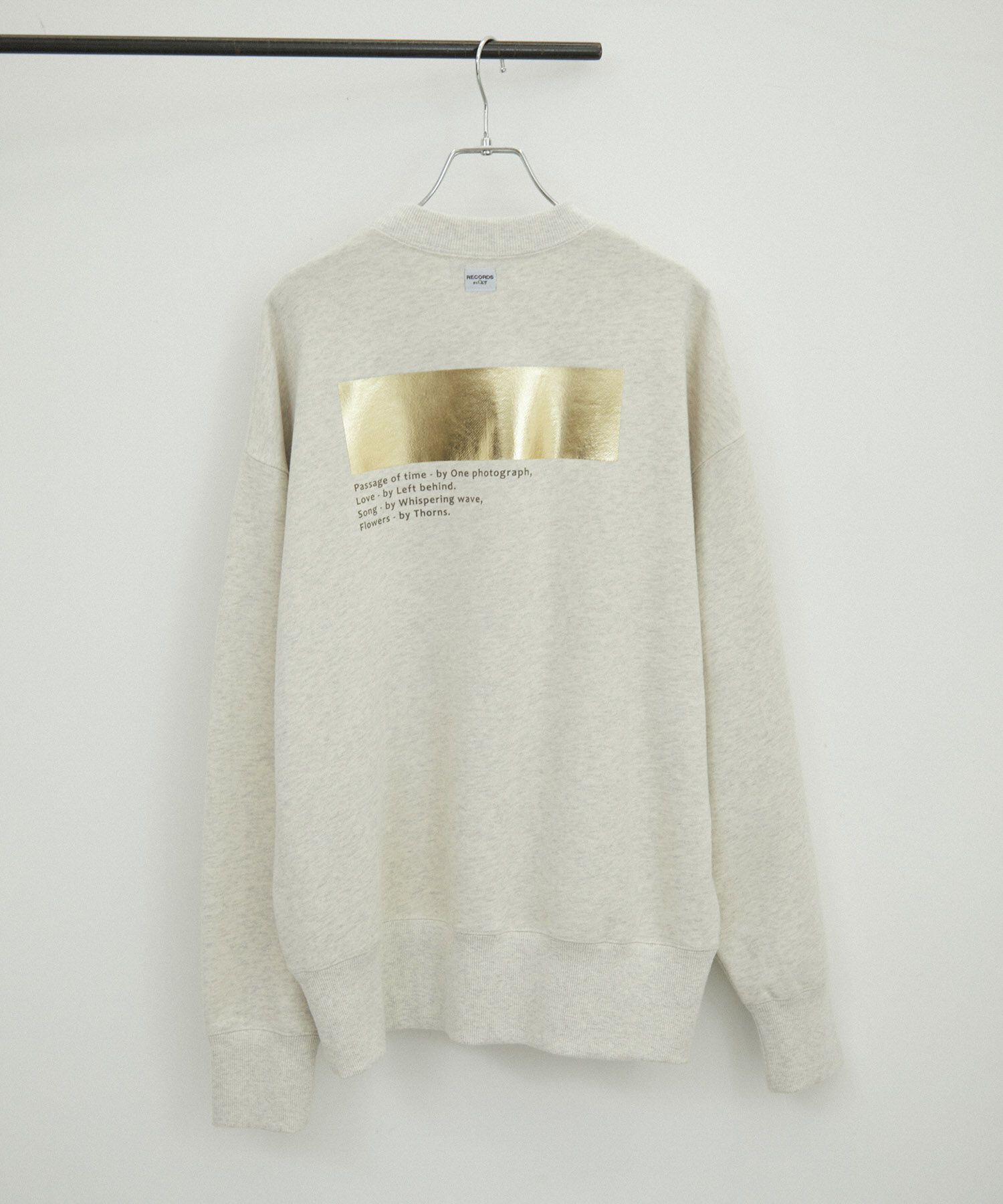 ADAM ET ROPE'「【WEB限定・洗える】RECORDS スウェット」|スウェット・ジャージ|