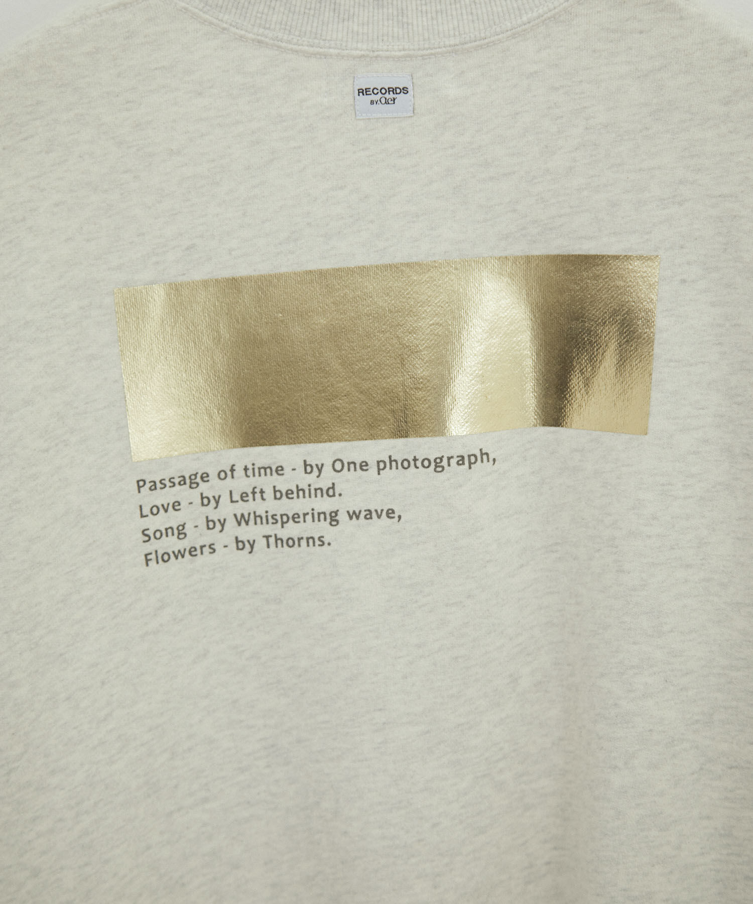 ADAM ET ROPE'「【WEB限定・洗える】RECORDS スウェット」|スウェット・ジャージ|