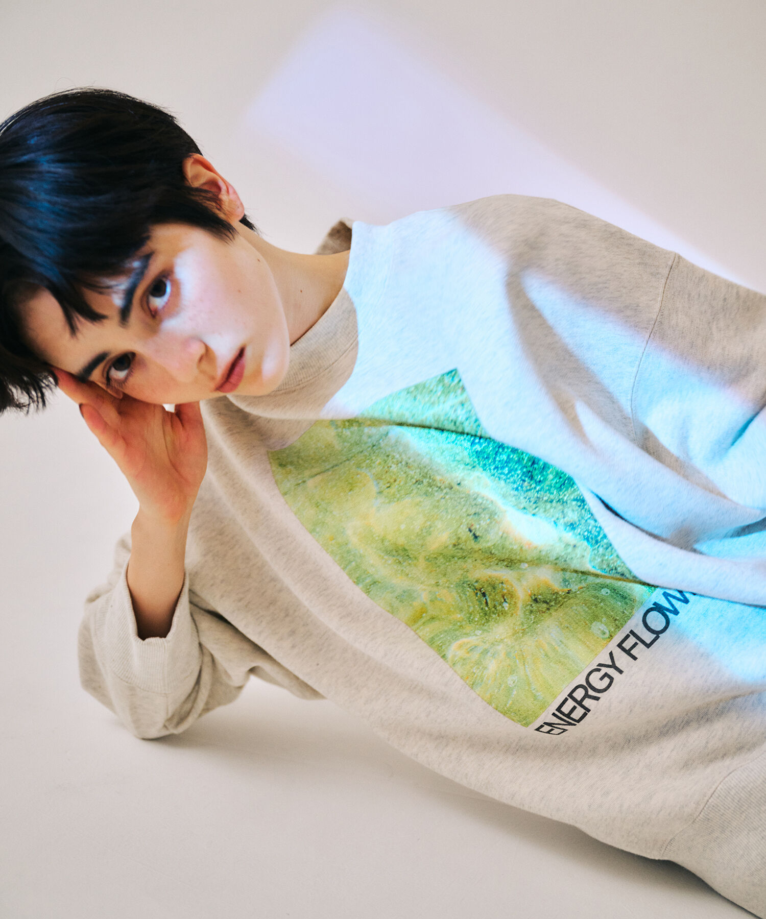 ADAM ET ROPE'「【WEB限定・洗える】RECORDS スウェット」|スウェット・ジャージ|キナリ系(18)