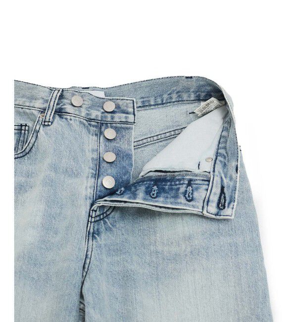 ADAM ET ROPE'「【WEB限定】ワイドストレートデニムパンツ」|デニム|