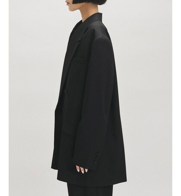 ADAM ET ROPE'「【サステナブル】・【オケージョン】ダブルブレストジャケット」|テーラードジャケット|