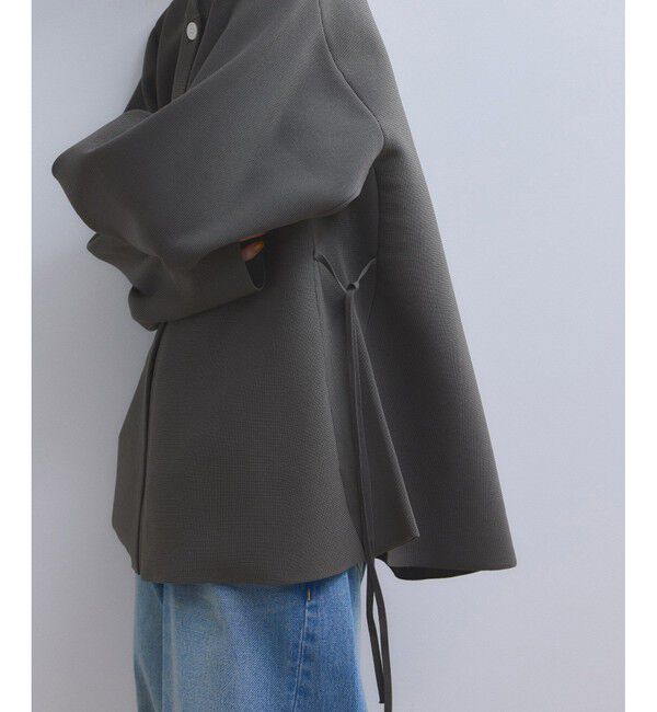 ADAM ET ROPE'「【WEB限定】ペプラムフォルムカーディガン」|カーディガン|