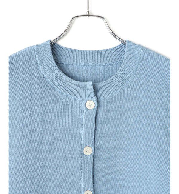 ADAM ET ROPE'「【WEB限定】ペプラムフォルムカーディガン」|カーディガン|