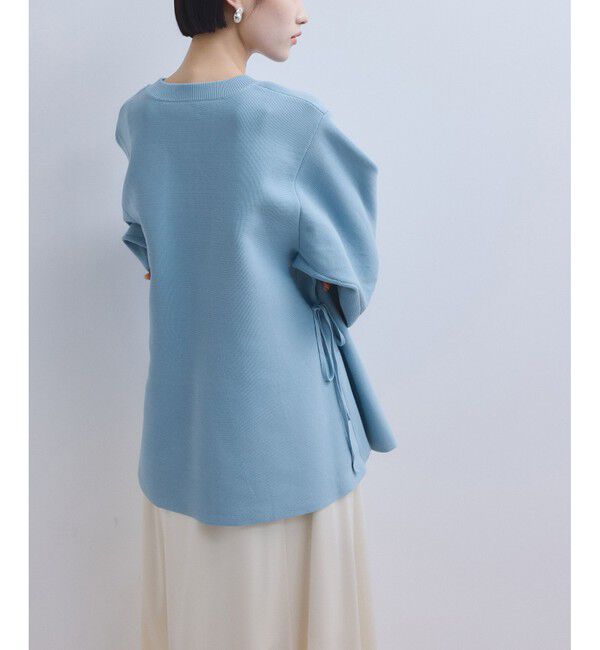 ADAM ET ROPE'「【WEB限定】ペプラムフォルムカーディガン」|カーディガン|