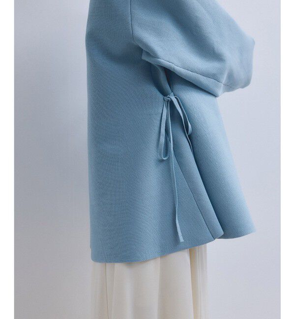 ADAM ET ROPE'「【WEB限定】ペプラムフォルムカーディガン」|カーディガン|