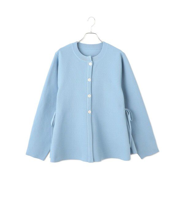 ADAM ET ROPE'「【WEB限定】ペプラムフォルムカーディガン」|カーディガン|