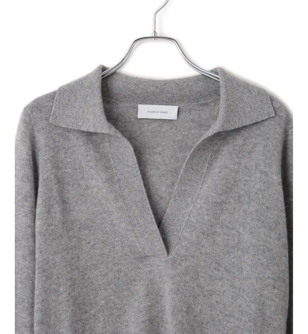 ADAM ET ROPE'「カシミヤポロニット」|ニット・セーター|