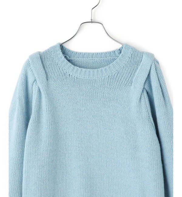 ADAM ET ROPE'「【WEB限定】ショルダータックニットプルオーバー」|ニット・セーター|