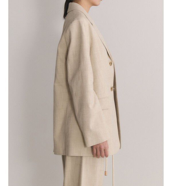 ADAM ET ROPE'「【EMOELLE】シルクネップシングルジャケット」|テーラードジャケット|