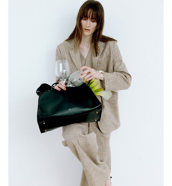 ADAM ET ROPE'「【EMOELLE】シルクネップシングルジャケット」|テーラードジャケット|