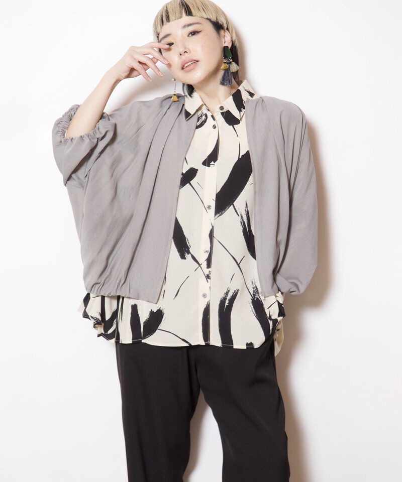  「タックギャザーブルゾン」|ブルゾン・スタジャン|