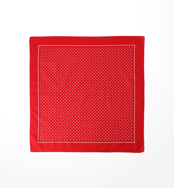 LABOUR AND WAIT「【LABOUR AND WAIT】POLKADOT HANDKERCHIEF RED」|タオル|
