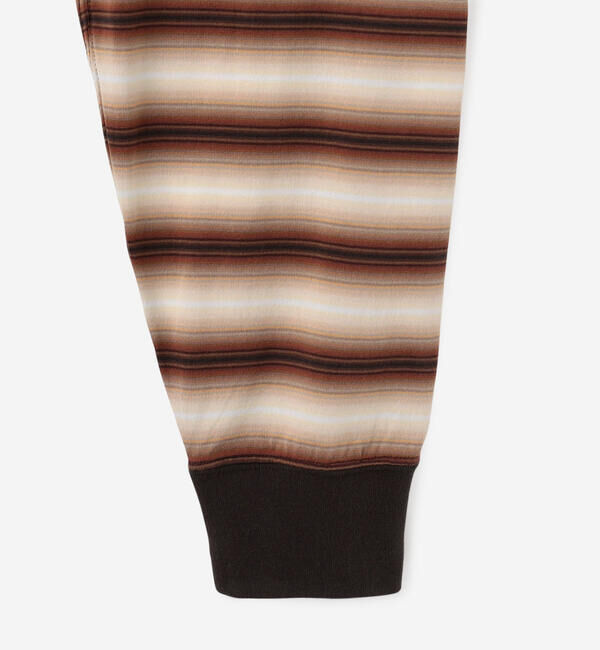 GYMPHLEX「Gymphlex | オンブレボーダー クルーネック長袖Tシャツ WOMEN」|Tシャツ・カットソー|