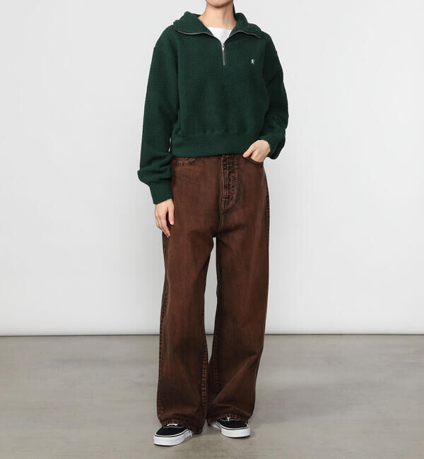 GYMPHLEX「Gymphlex | フリース ハーフジッププルオーバー WOMEN」|Tシャツ・カットソー|