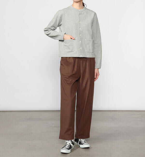  「ANATOMICA | SWEAT CREW NECK CARDIGAN WOMEN」|スウェット・ジャージ|