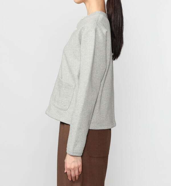  「ANATOMICA | SWEAT CREW NECK CARDIGAN WOMEN」|スウェット・ジャージ|